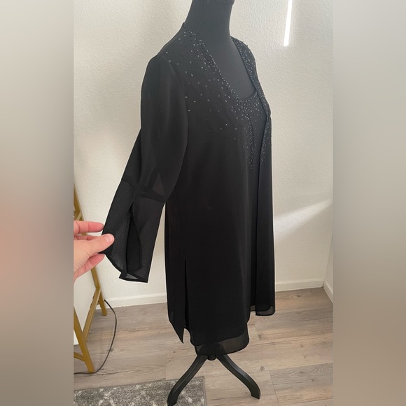 🌸 Positive Attitide Black Dress 2Pc Set - Picture 3 of 10